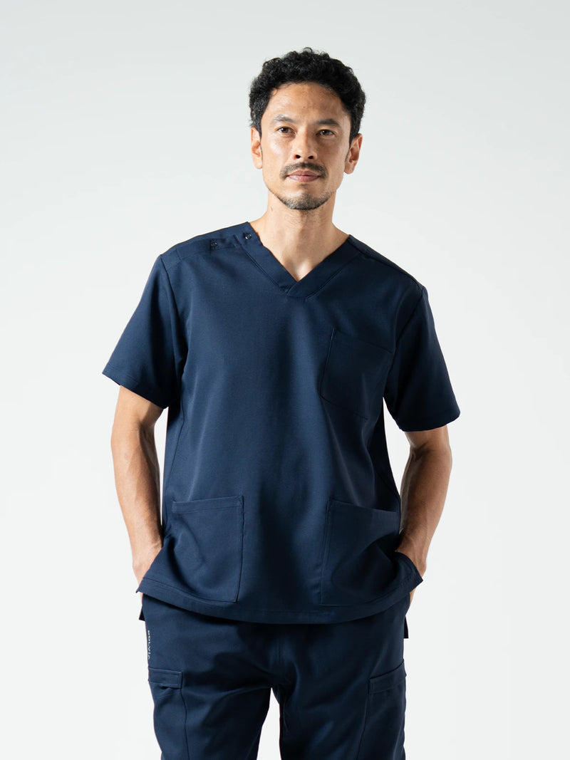 Everyday Scrub Tops - Midnight Navy