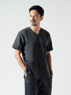 Everyday Scrub Tops - Charcoal Grey