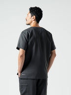 Everyday Scrub Tops - Charcoal Grey