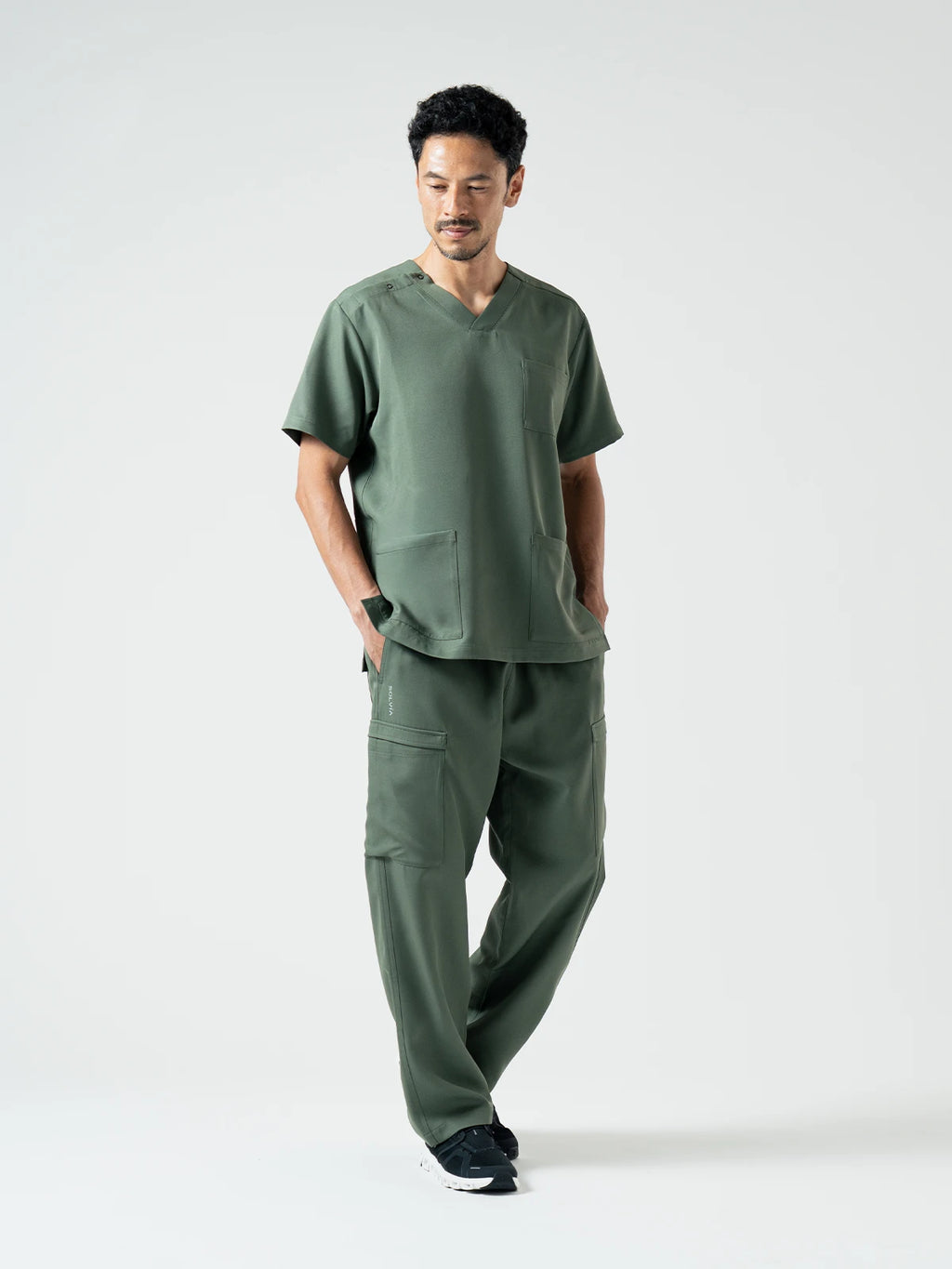 Everyday Scrub Tops - Olive Khaki