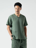 Everyday Scrub Tops - Olive Khaki