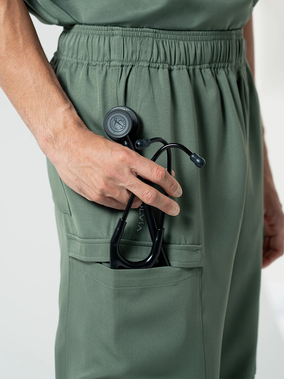 Everyday Scrub Pants - Olive Khaki