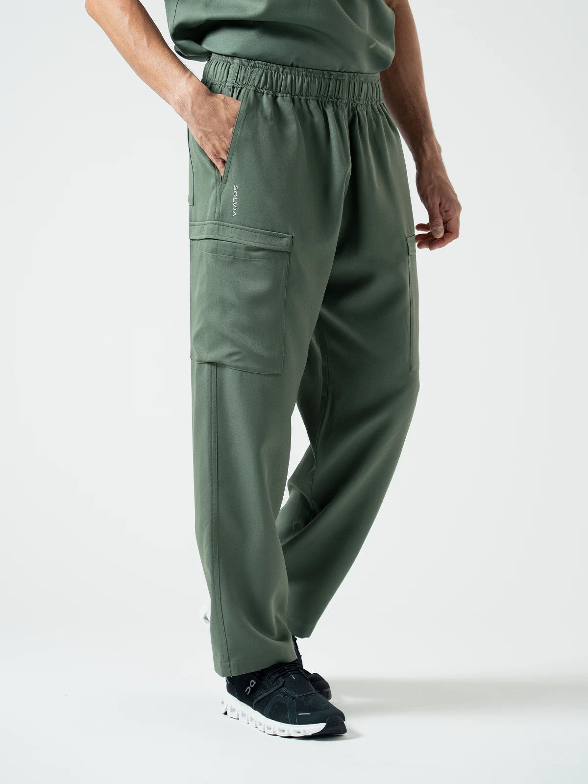 Everyday Scrub Pants - Olive Khaki