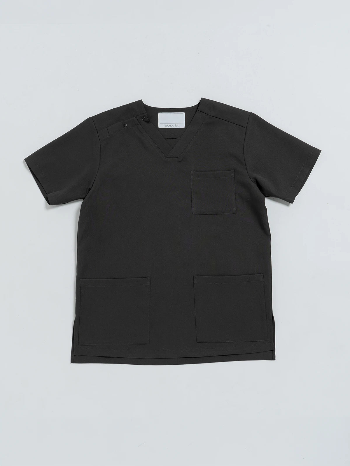 Everyday Scrub Tops - Charcoal Grey